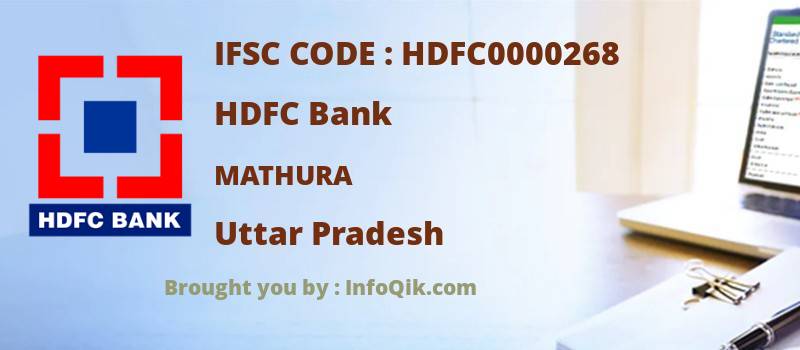 HDFC Bank Mathura, Uttar Pradesh - IFSC Code