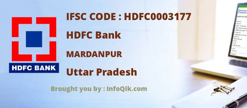 HDFC Bank Mardanpur, Uttar Pradesh - IFSC Code