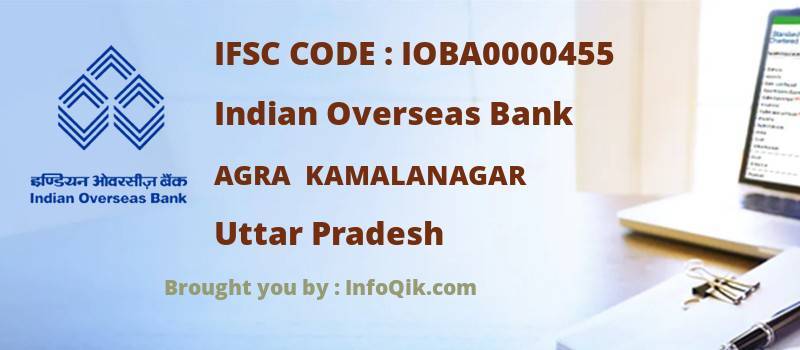 Indian Overseas Bank Agra  Kamalanagar, Uttar Pradesh - IFSC Code