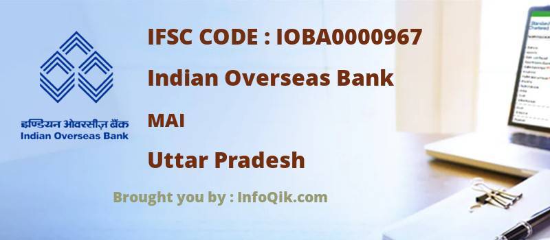 Indian Overseas Bank Mai, Uttar Pradesh - IFSC Code