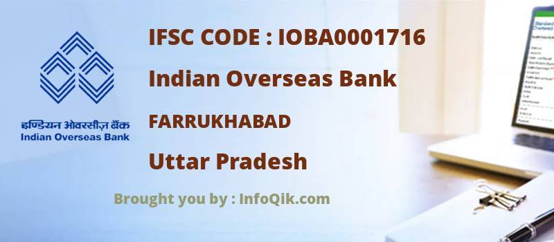 Indian Overseas Bank Farrukhabad, Uttar Pradesh - IFSC Code