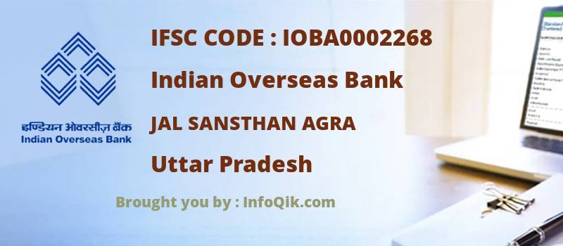 Indian Overseas Bank Jal Sansthan Agra, Uttar Pradesh - IFSC Code