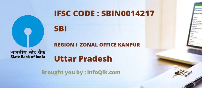 SBI Region I  Zonal Office Kanpur, Uttar Pradesh - IFSC Code