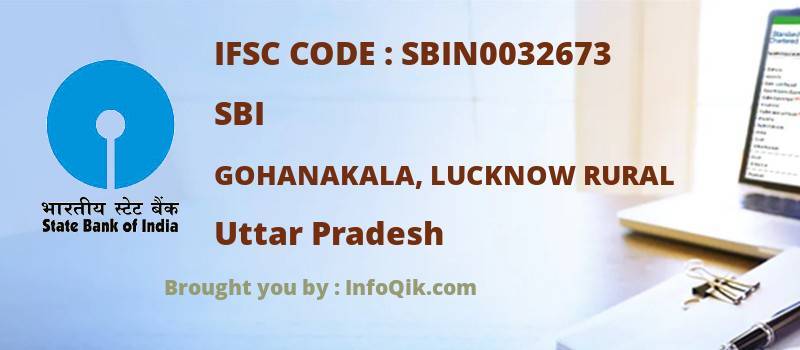 SBI Gohanakala, Lucknow Rural, Uttar Pradesh - IFSC Code