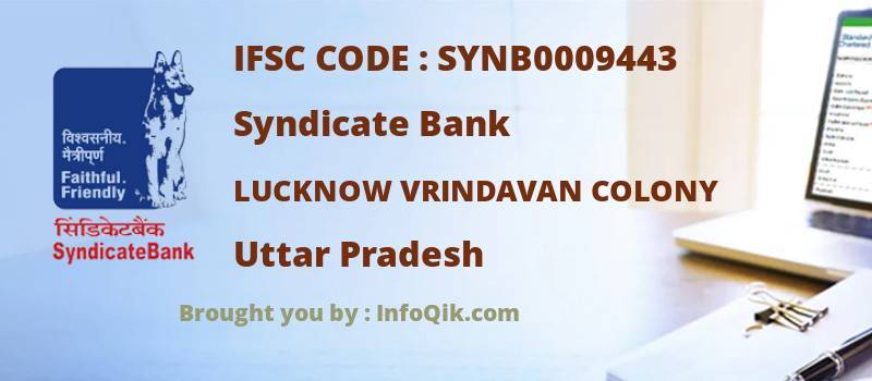 Syndicate Bank Lucknow Vrindavan Colony, Uttar Pradesh - IFSC Code