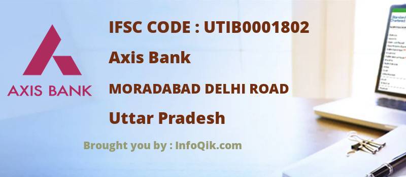 Axis Bank Moradabad Delhi Road, Uttar Pradesh - IFSC Code