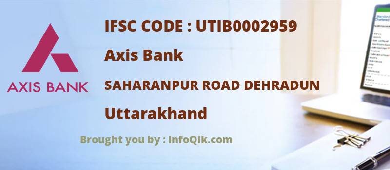 Axis Bank Saharanpur Road Dehradun, Uttarakhand - IFSC Code