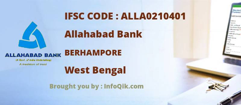 Allahabad Bank Berhampore, West Bengal - IFSC Code