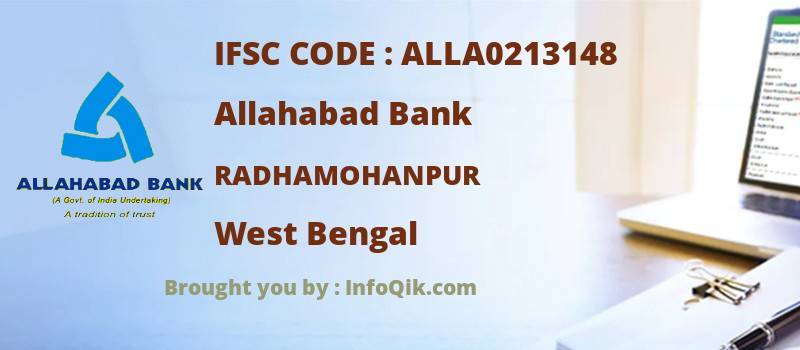 Allahabad Bank Radhamohanpur, West Bengal - IFSC Code