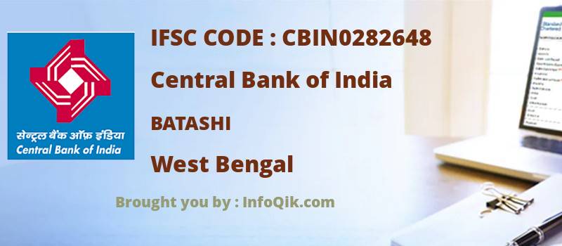 Central Bank of India Batashi, West Bengal - IFSC Code