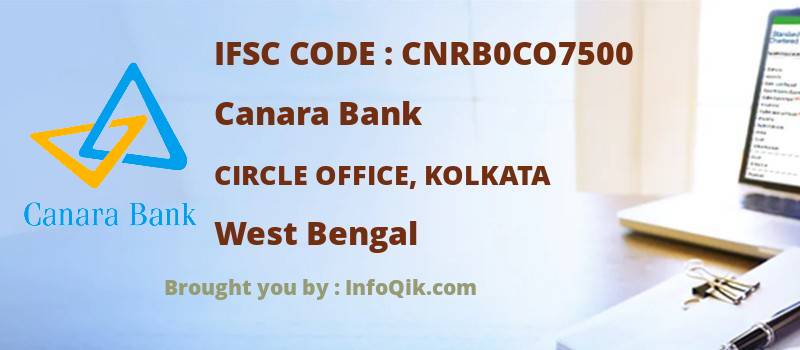 Canara Bank Circle Office, Kolkata, West Bengal - IFSC Code