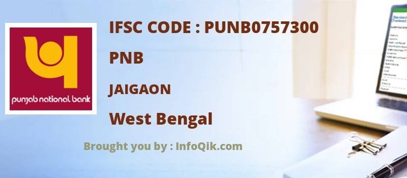 PNB Jaigaon, West Bengal - IFSC Code