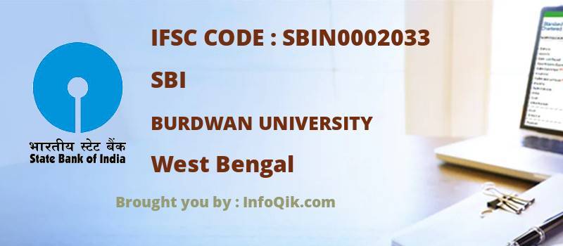 SBI Burdwan University, West Bengal - IFSC Code